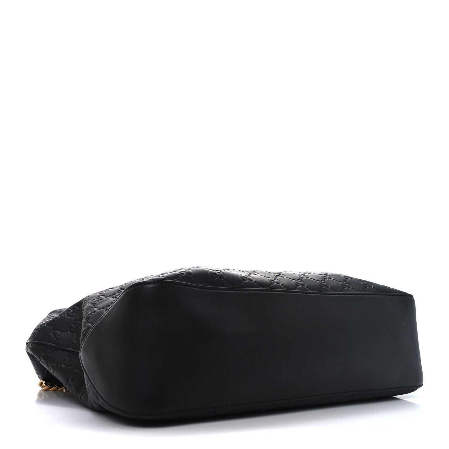 Guccissima Signature Large Linea A Hobo Black