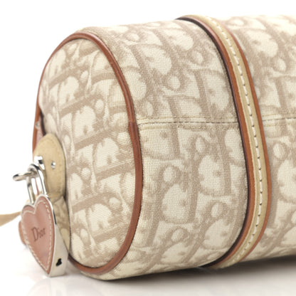Christian Dior Monogram Trotter Romantique Boston Bag Beige 9 of 14