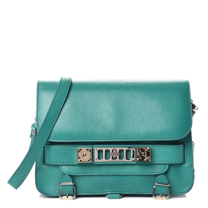 Proenza Schouler Calfskin PS11 Classic Shoulder Bag Emerald 1 of 12