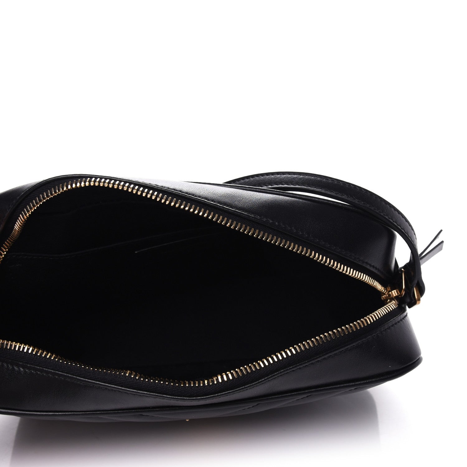 Saint Laurent Calfskin Matelasse Monogram Lou Camera Bag Black 5 of 9