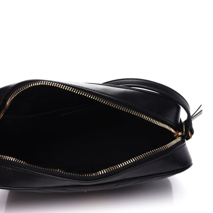 Saint Laurent Calfskin Matelasse Monogram Lou Camera Bag Black 5 of 9