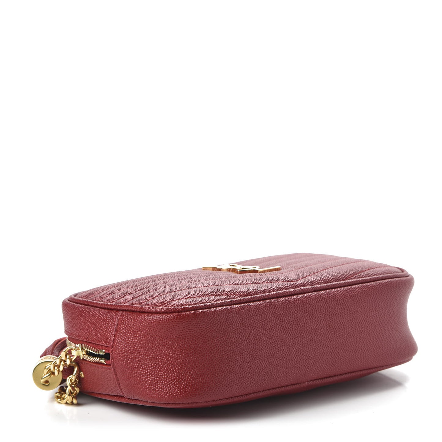 Grain De Poudre Matelasse Monogram Mini Lou Camera Bag Eros Red