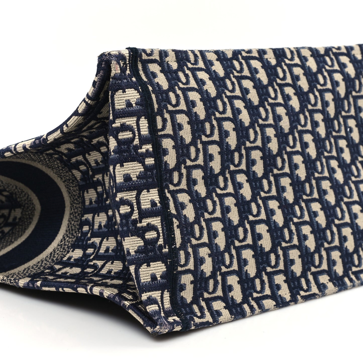 Oblique Large Book Tote Blue Multicolor