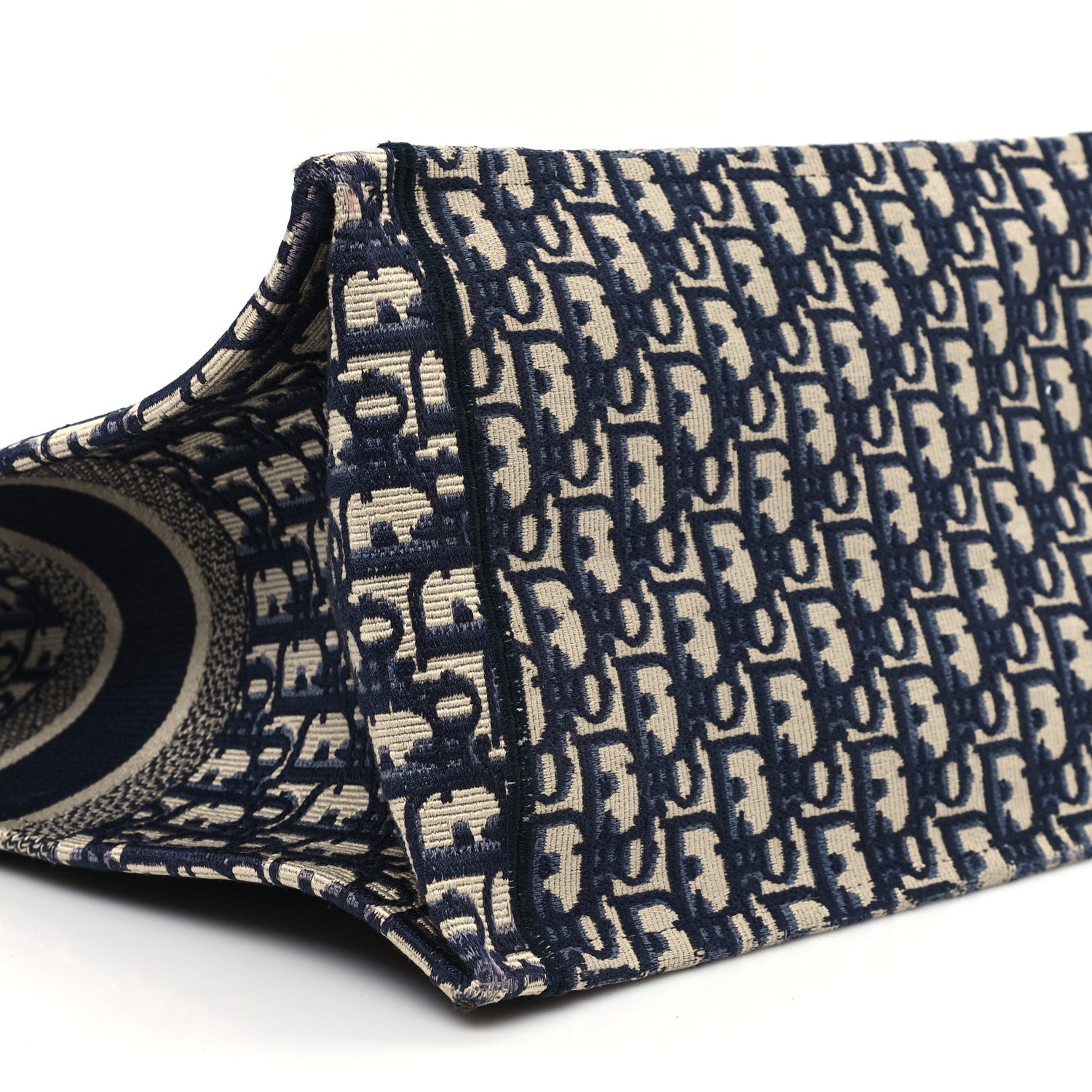 Christian Dior Oblique Large Book Tote Blue Multicolor 9 of 12