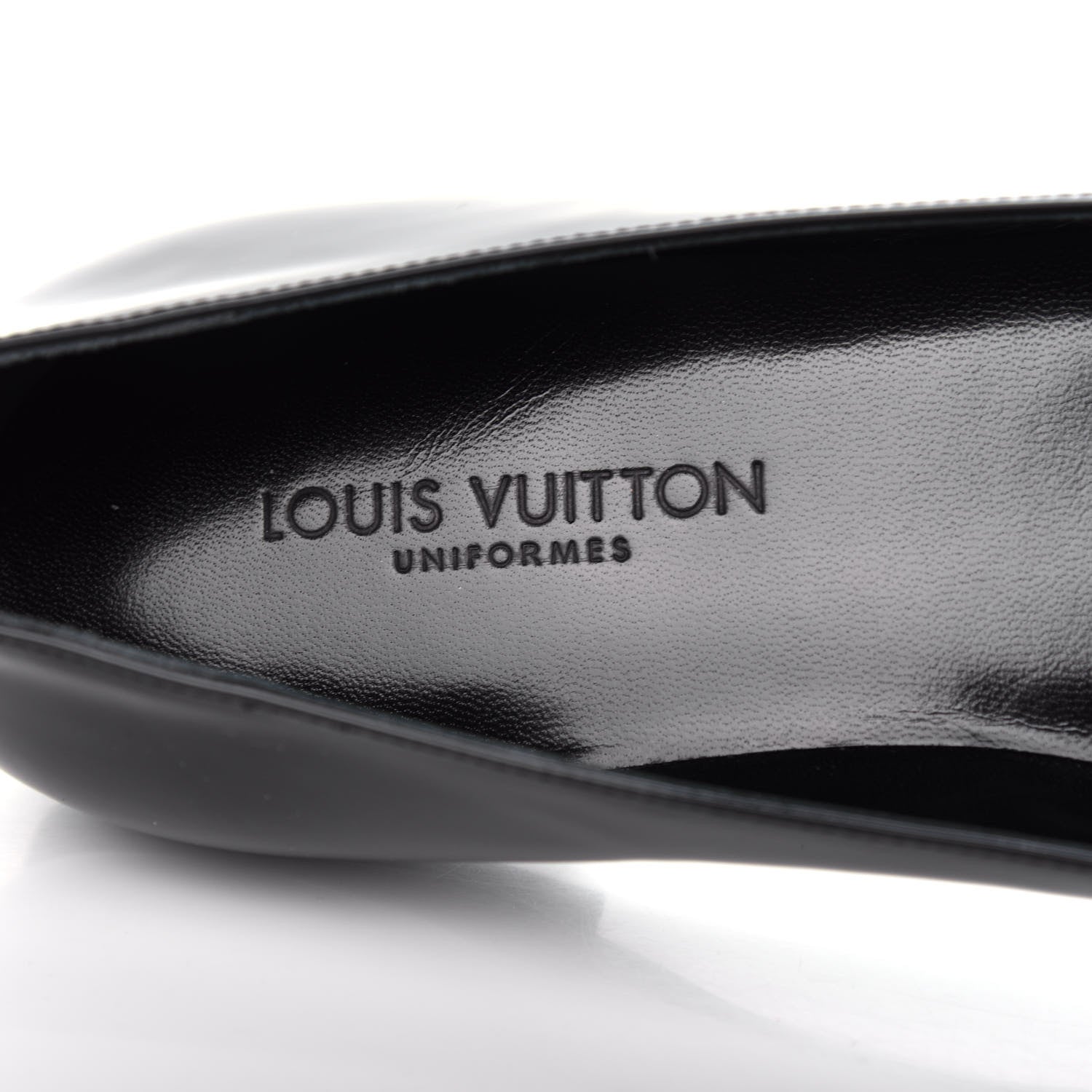 Louis Vuitton Patent Uniformes Ballet Flats 37.5 Black 8 of 10