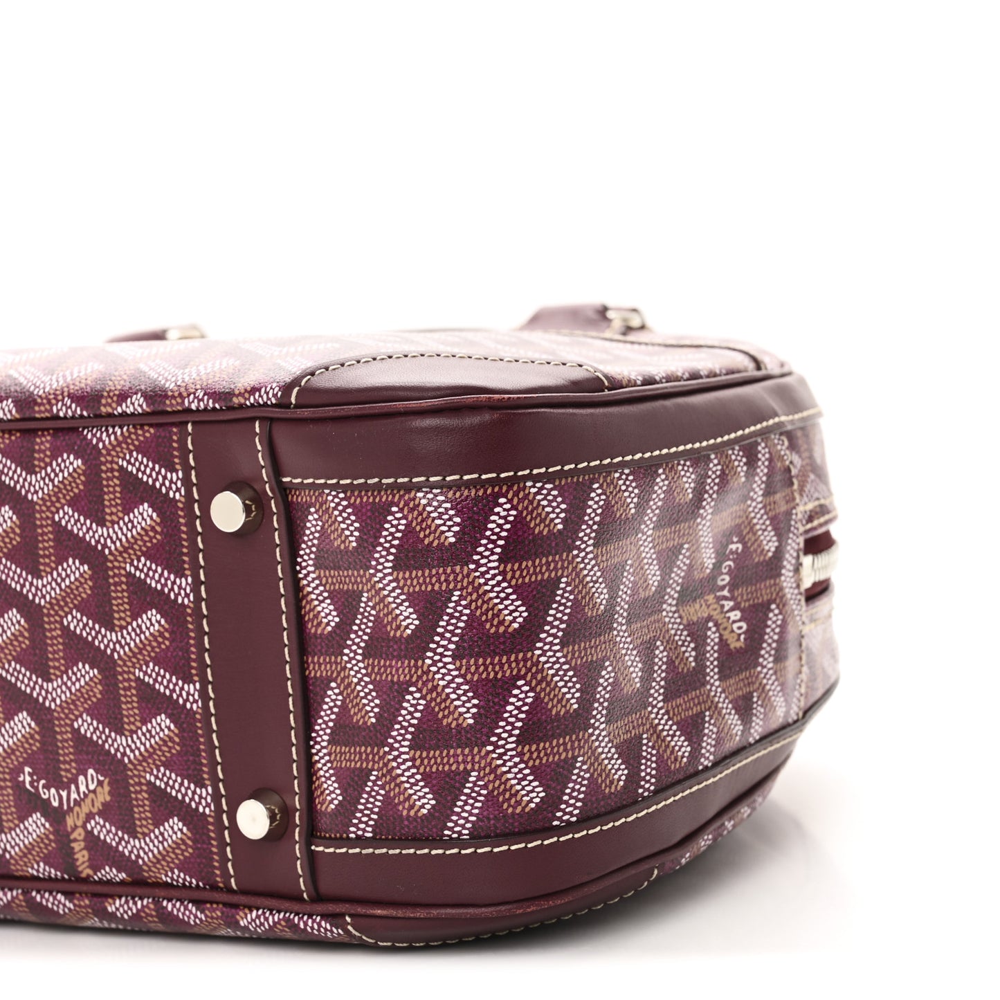 Goyardine Saint Jeanne MM Bowler Burgundy