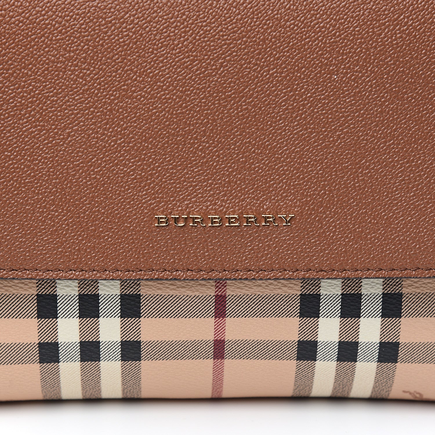 Burberry Haymarket Check Small Loxley Crossbody Bright Toffee 8 of 8