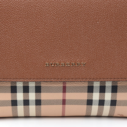 Burberry Haymarket Check Small Loxley Crossbody Bright Toffee 8 of 8