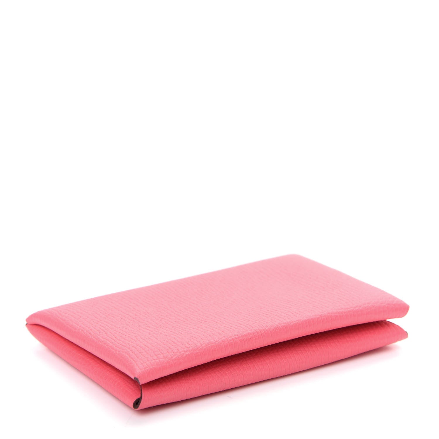 Hermes Epsom Calvi Card Case Rose Azalee 4 of 6