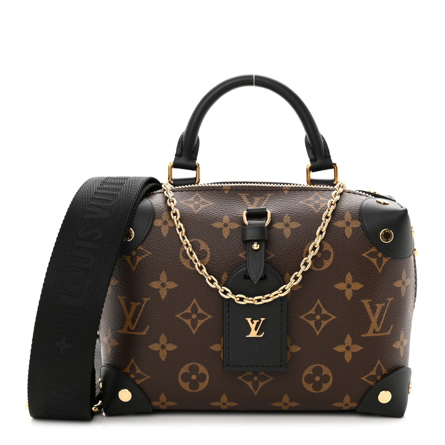 Monogram Petite Malle Souple Black