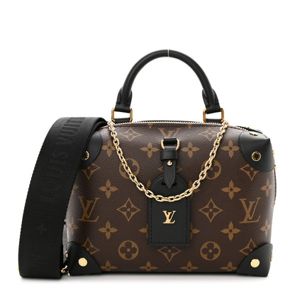 Louis Vuitton Monogram Petite Malle Souple Black 1 of 9