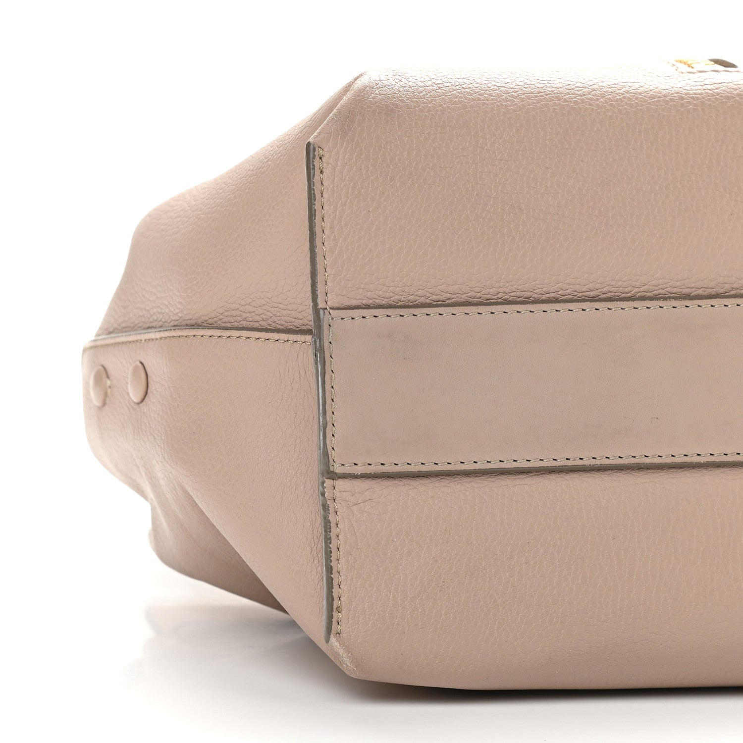 Chloe Grained Calfskin Small Cate Satchel Blush 6 of 10