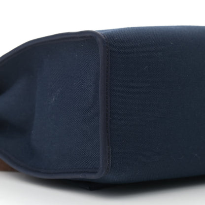 Hermes Toile Vache Hunter Herbag Zip PM 31 Bleu Marine Ebene 8 of 12