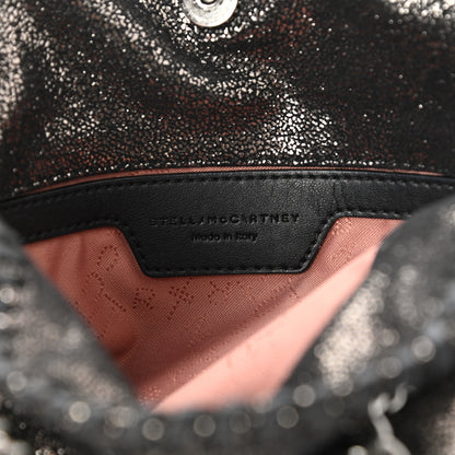 Stella McCartney Chamois Shiny Dotted Tiny Falabella Fold Over Tote Ruthenium 5 of 11