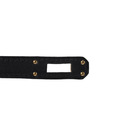 Hermes Swift Kelly Pochette Clutch Black 23 of 25