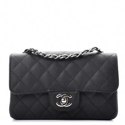 Chanel Caviar Quilted Mini Rectangular Flap Black 1 of 8