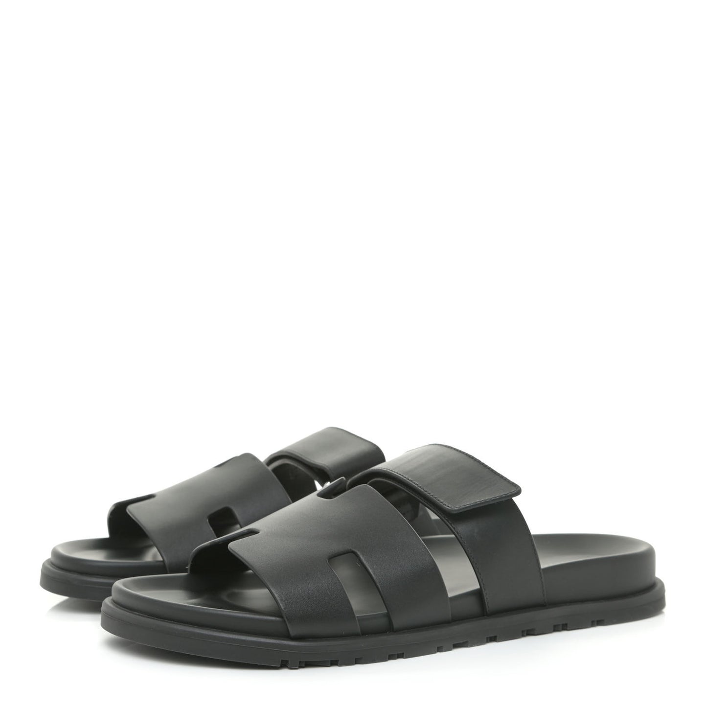 Calfskin Womens Chypre Sandals 42 Black