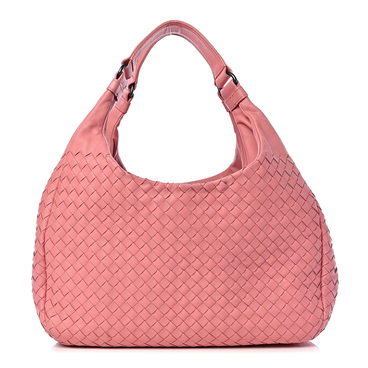 Nappa Intrecciato Medium Campana Petal Pink