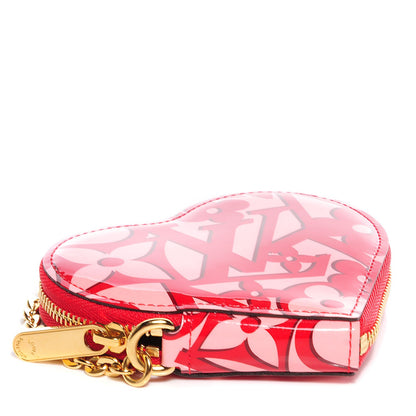 Louis Vuitton Patent Sweet Monogram Coeur Heart Coin Purse Pomme D'Amour 4 of 7