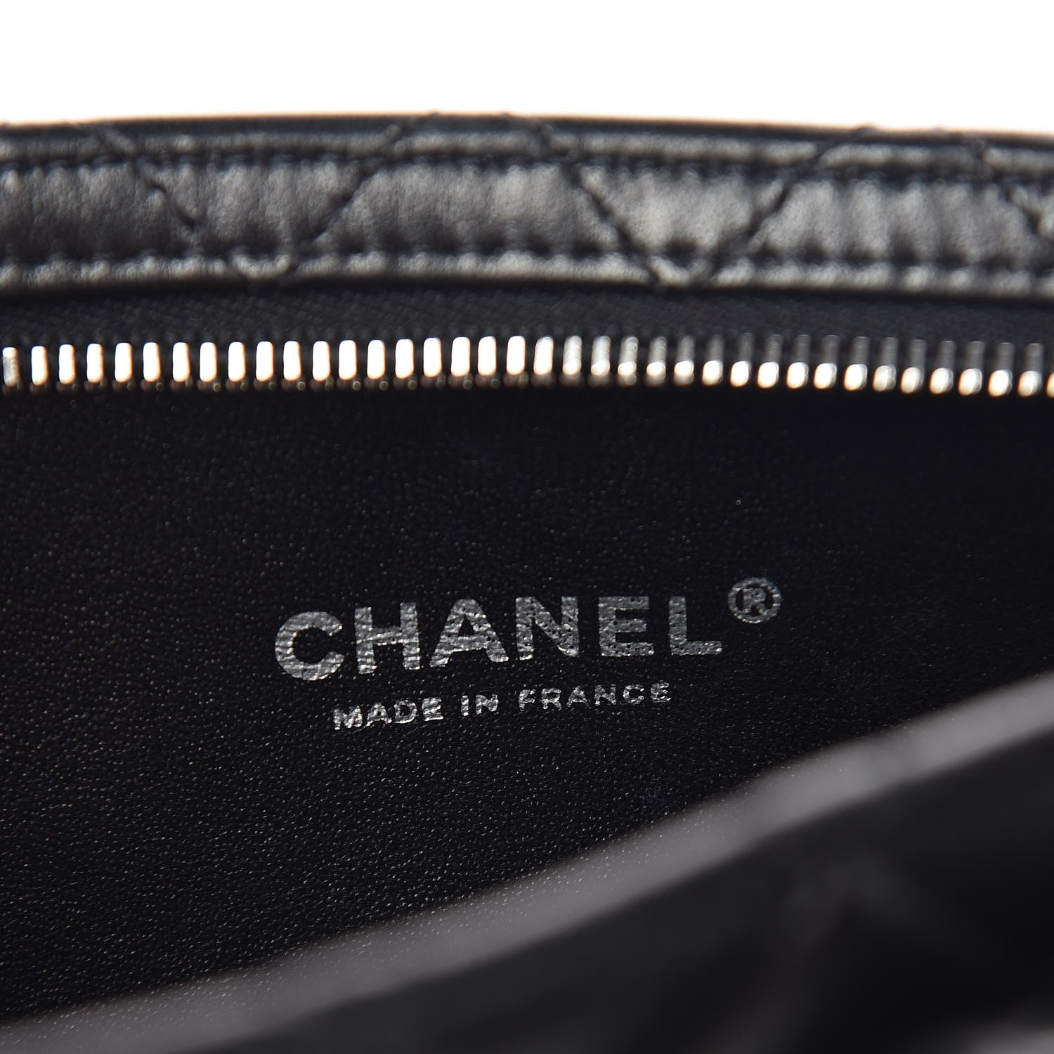Chanel Lambskin Mineral Nights Pochette Wristlet Black 6 of 9