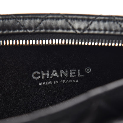Chanel Lambskin Mineral Nights Pochette Wristlet Black 6 of 9