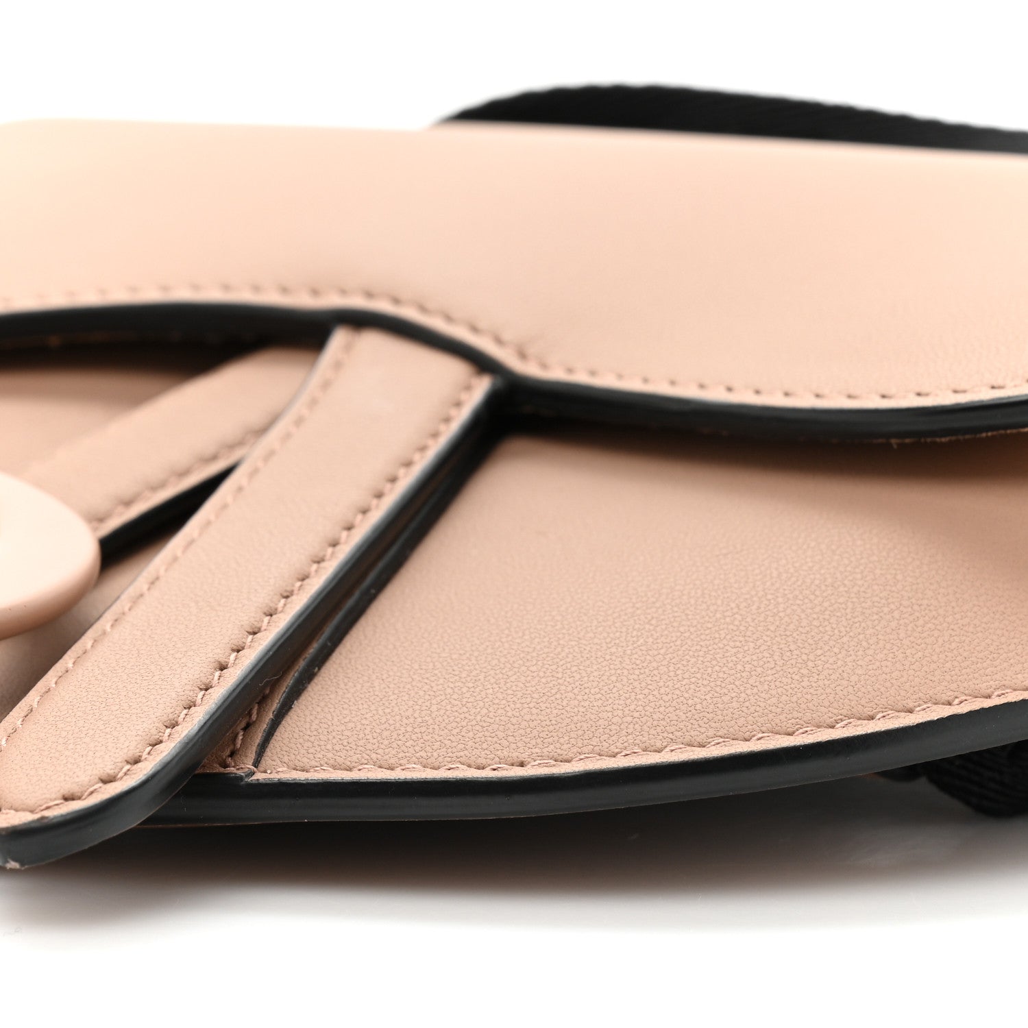 Christian Dior Ultra Matte Calfskin Saddle Belt Bag Rose Des Vents 7 of 9