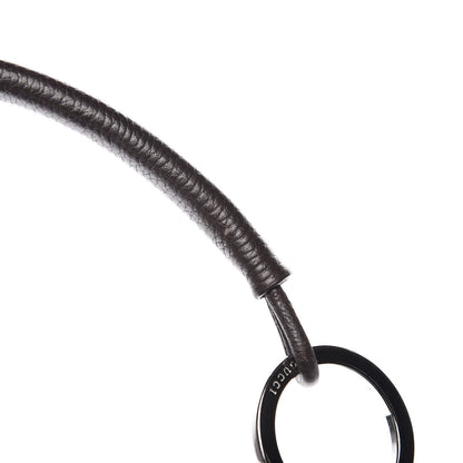 Gucci Monogram Calfskin Horsebit Classic Ring Hobo Dark Brown 16 of 22