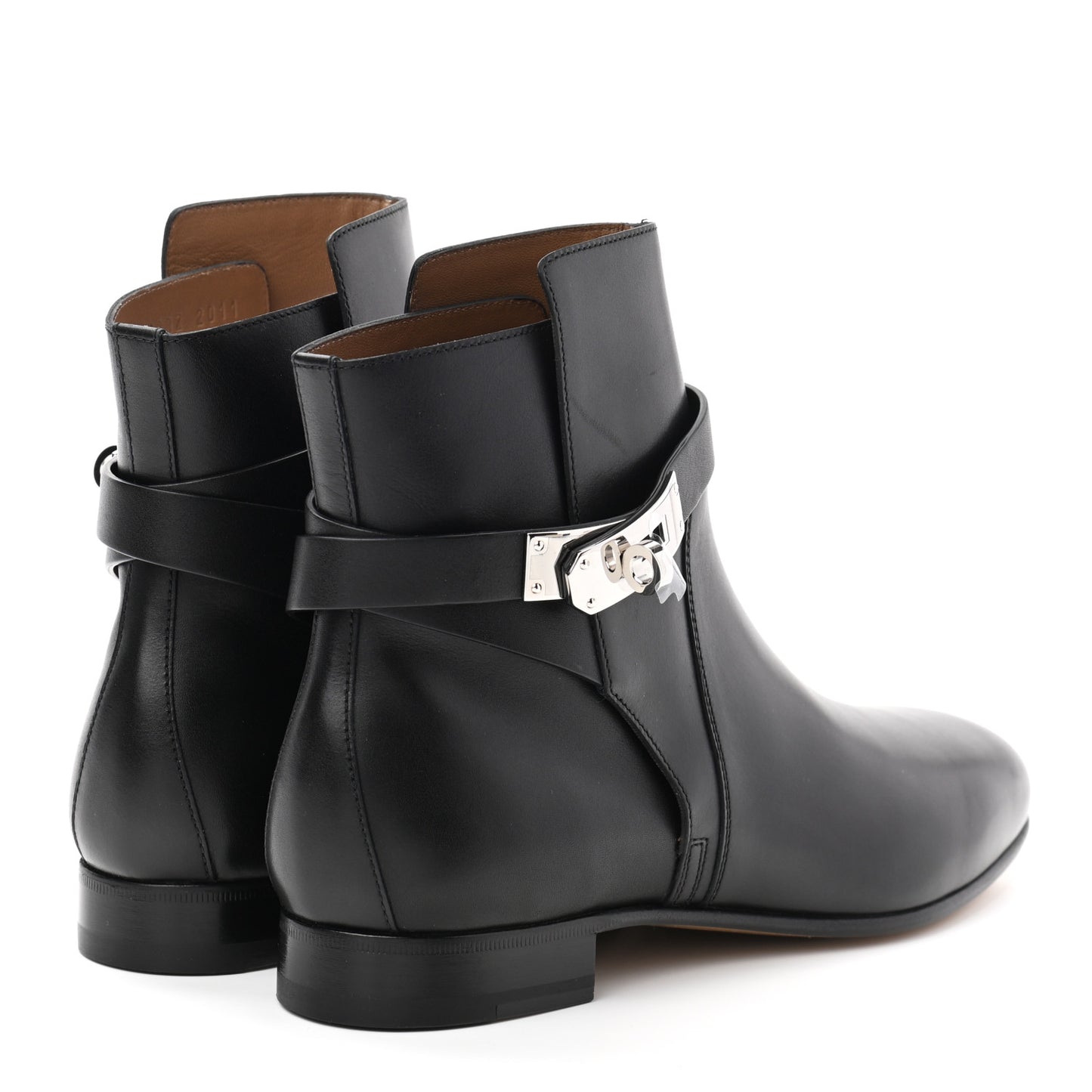 Calfskin Neo Low Boots 38 Black