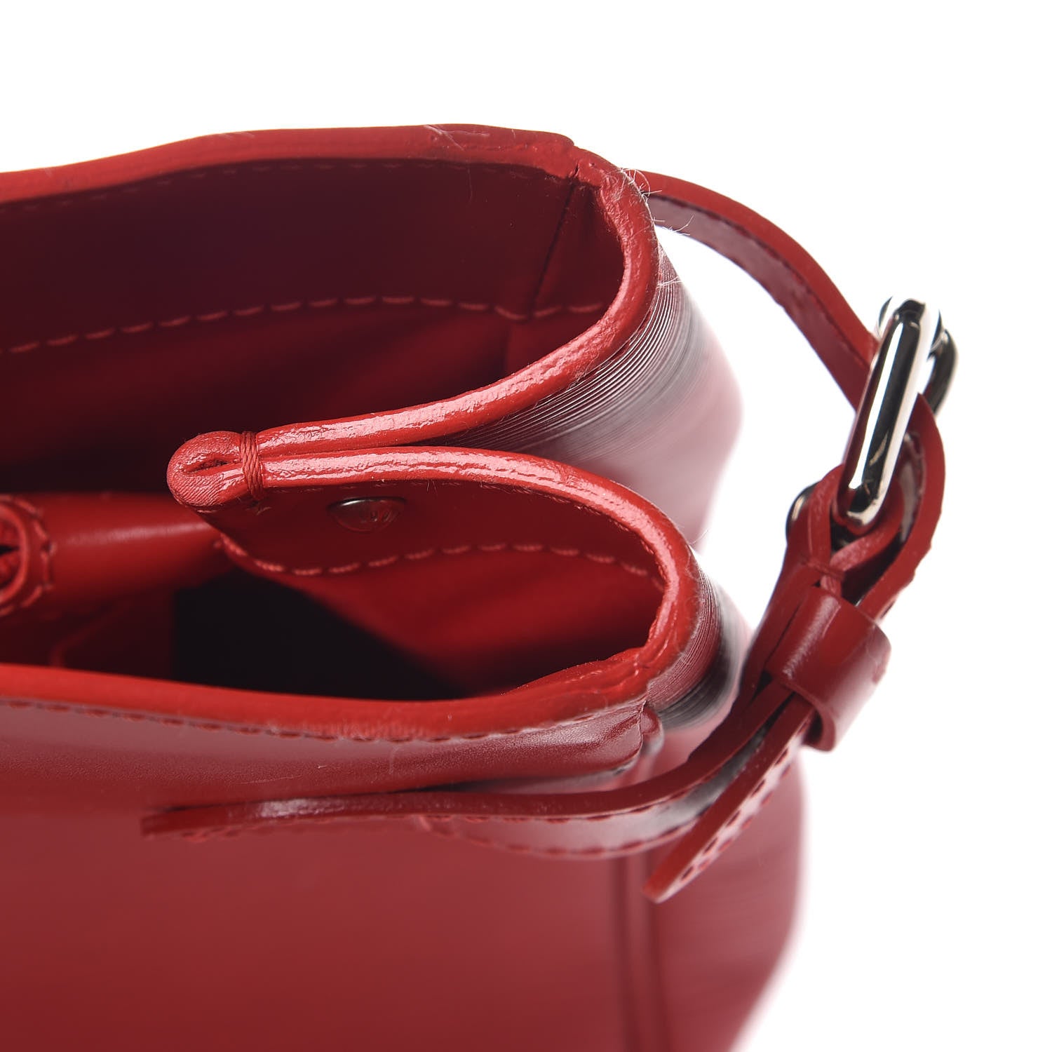 Louis Vuitton Epi Passy PM Castillan Red 14 of 27