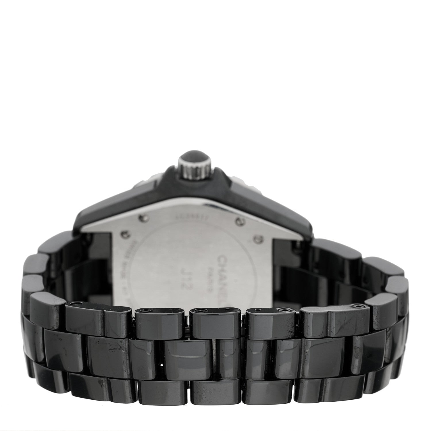 Chanel Stainless Steel Ceramic 38mm J12 Automatic Watch Black 3 of 4