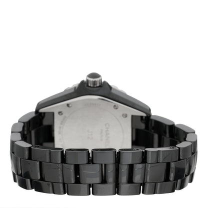 Chanel Stainless Steel Ceramic 38mm J12 Automatic Watch Black 3 of 4