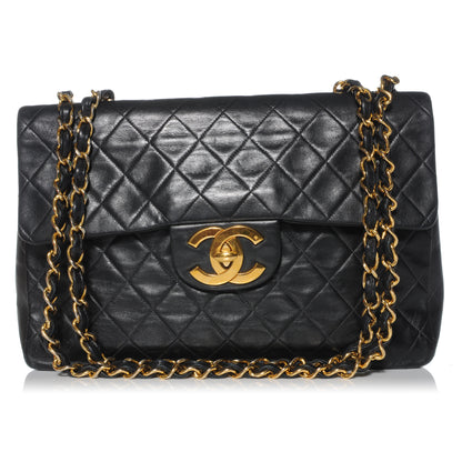 Chanel Lambskin XL Jumbo Flap Black 1 of 10