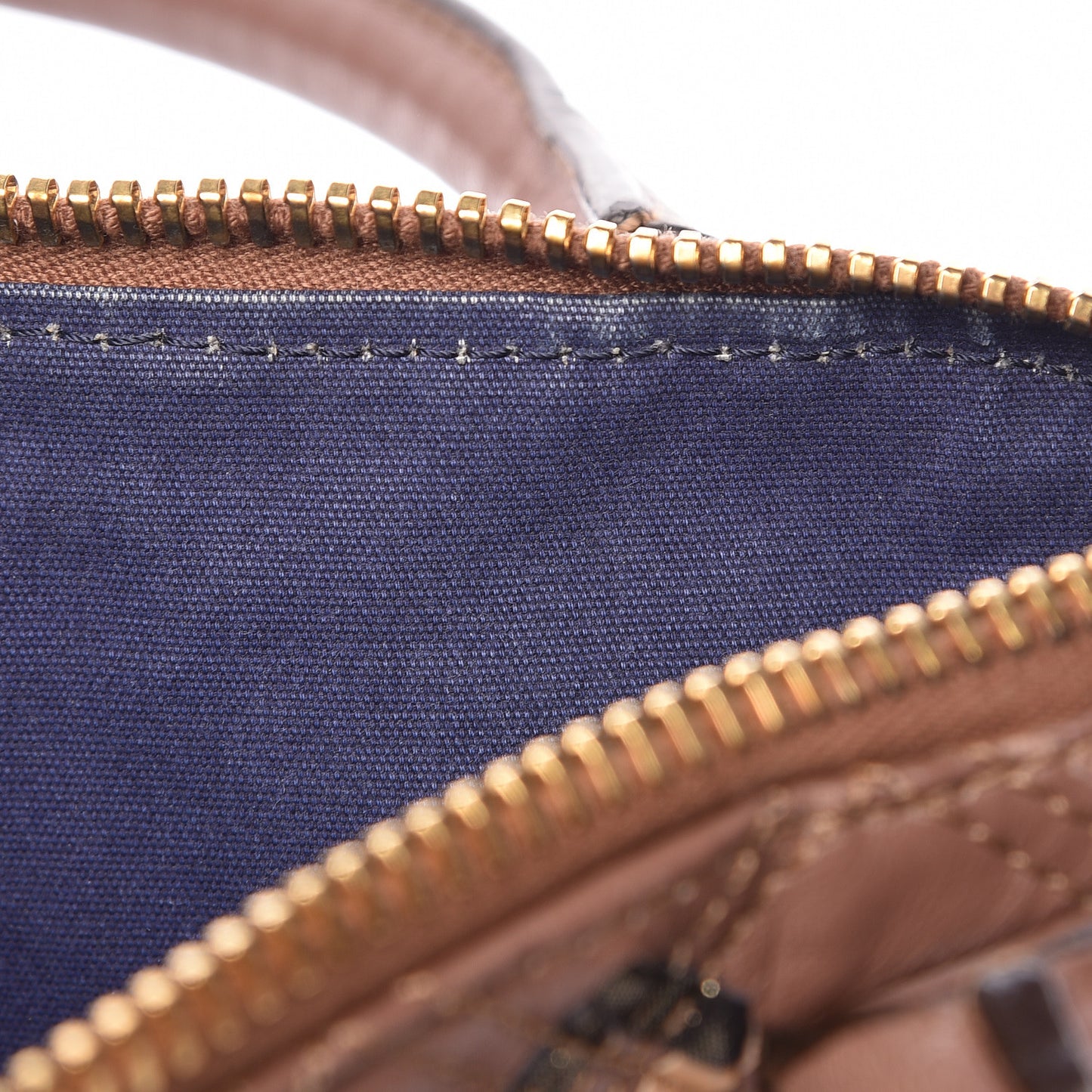 Calfskin Quilted Jena Tassel Tote Brown