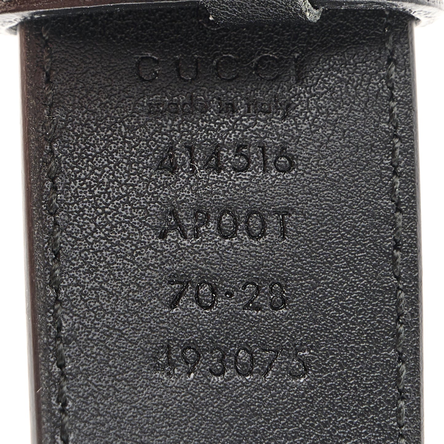 Calfskin Double G 30mm Belt 70 28 Black