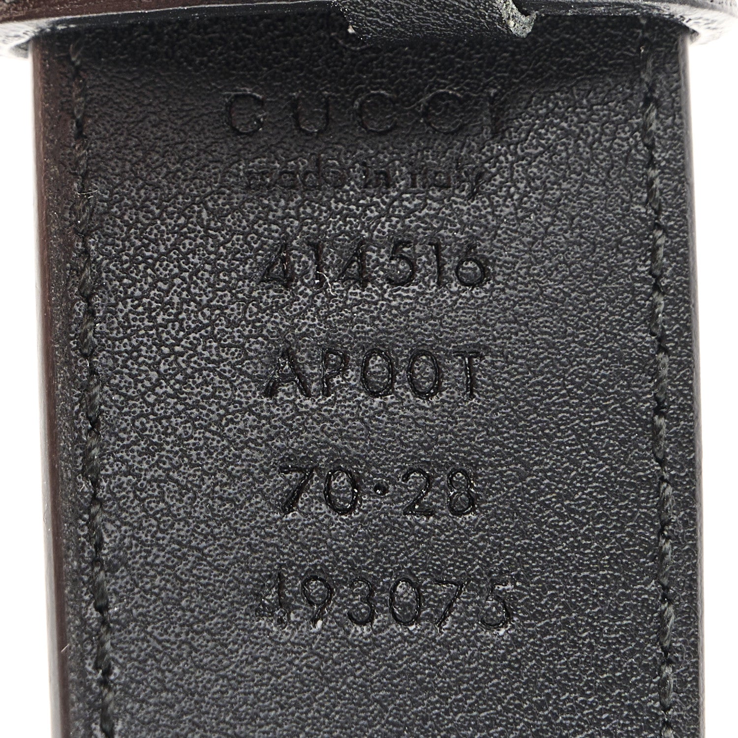 Gucci Calfskin Double G 30mm Belt 70 28 Black 5 of 5