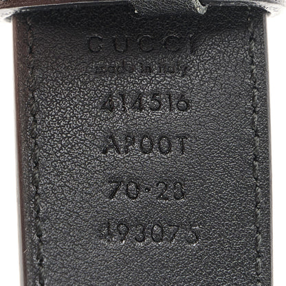 Gucci Calfskin Double G 30mm Belt 70 28 Black 5 of 5