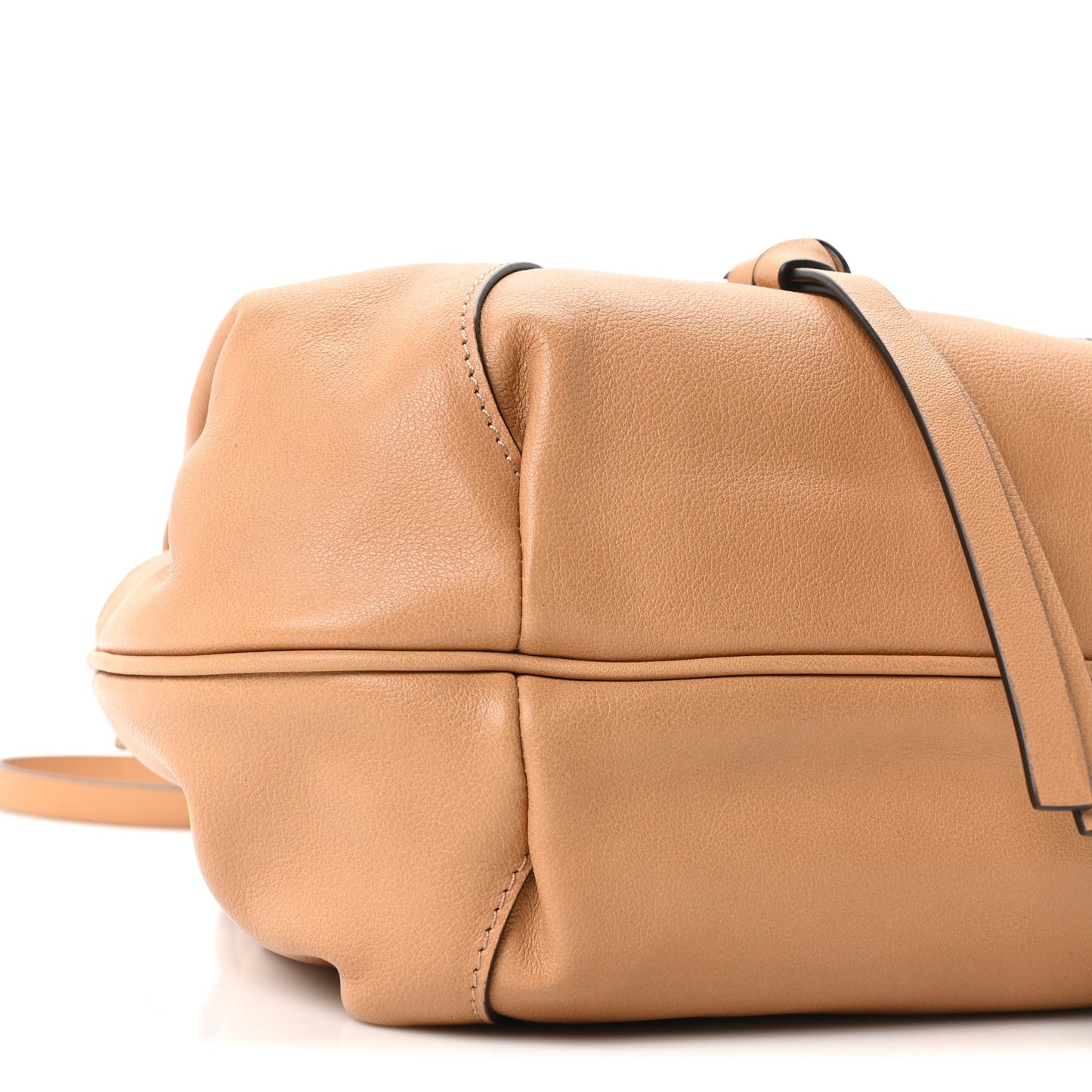 Calfskin Mini Spy Dark Honey
