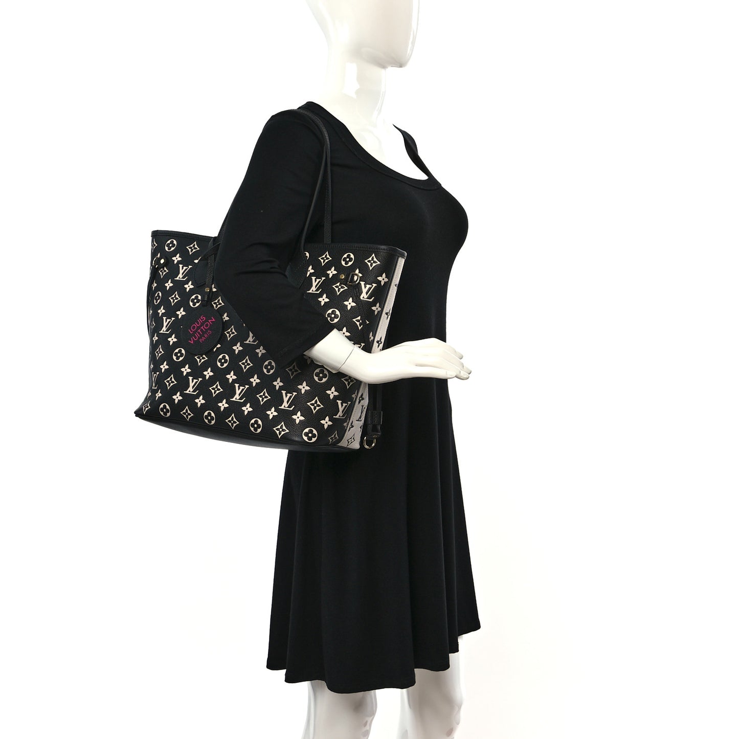 Empreinte Spring In The City Neverfull MM Black White Pink