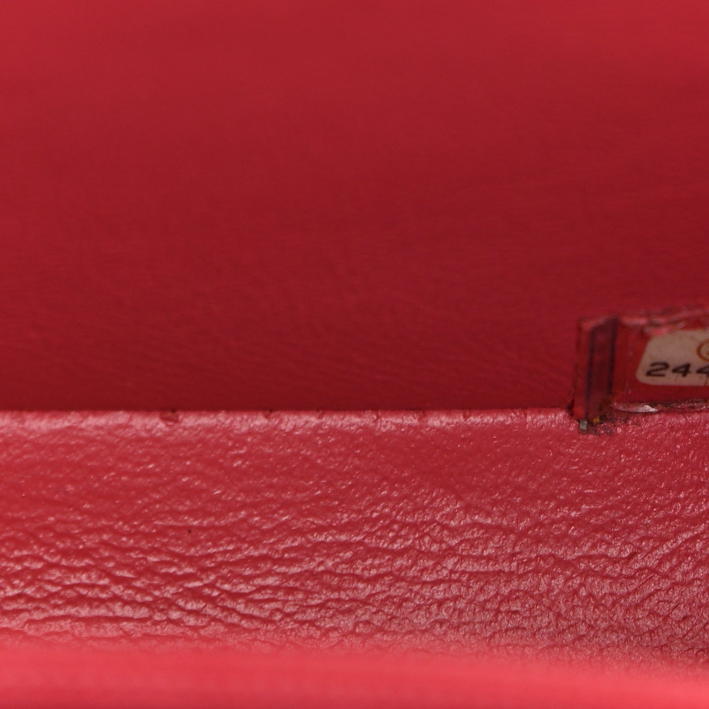 Lambskin Chevron Quilted Mini Rectangular Flap Pink