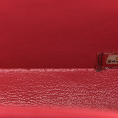 Chanel Lambskin Chevron Quilted Mini Rectangular Flap Pink 6 of 9