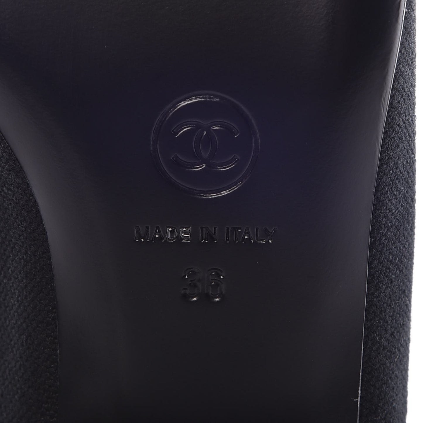 Fabric Velvet Cap Toe Mules 36 Black