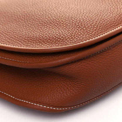 Hermes Taurillon Clemence Evelyne III PM Gold 11 of 14