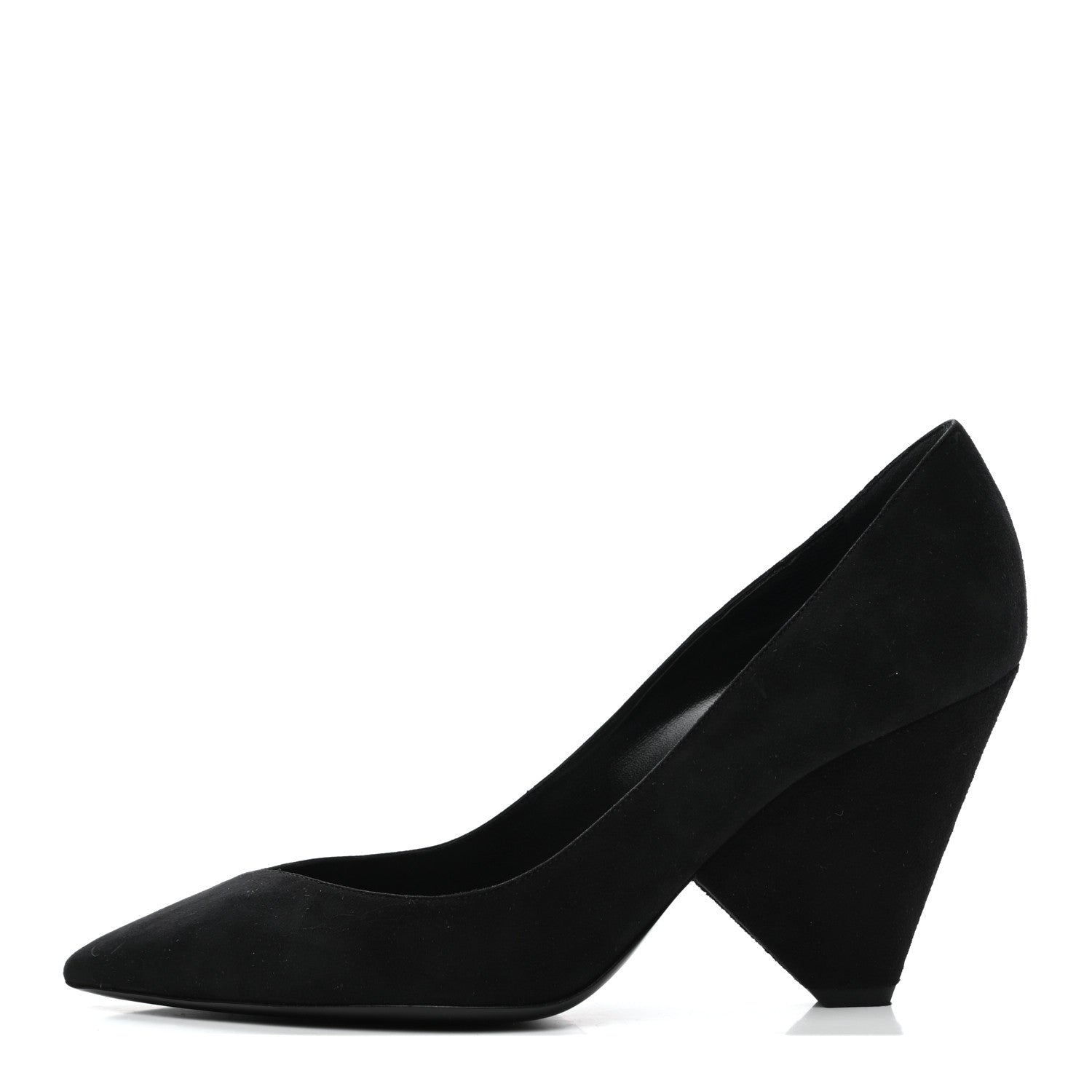 Saint Laurent Suede Niki 85 Pumps 38.5 Black 1 of 9