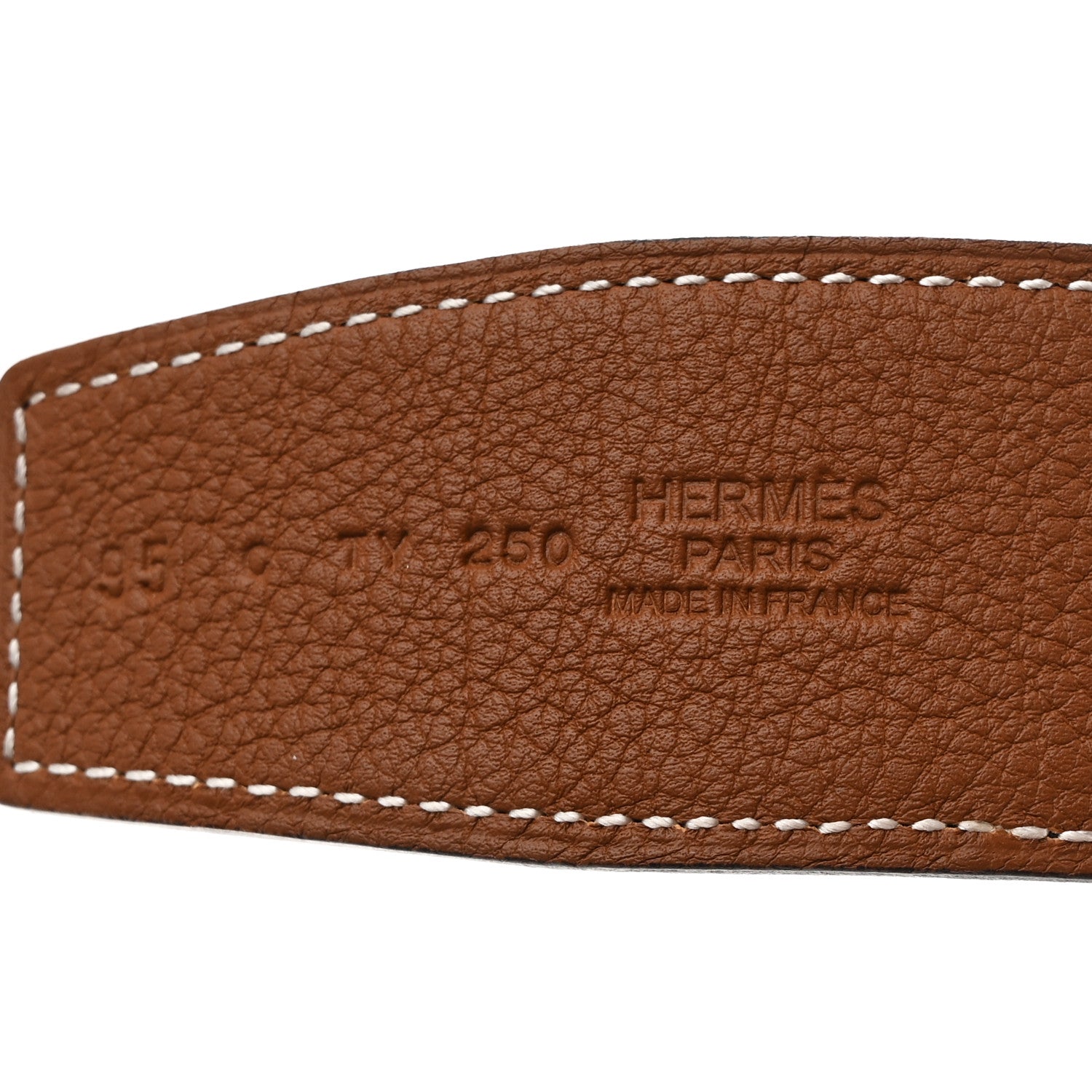Hermes Box Togo 38mm Constance H Belt 90 36 Black Gold 3 of 6