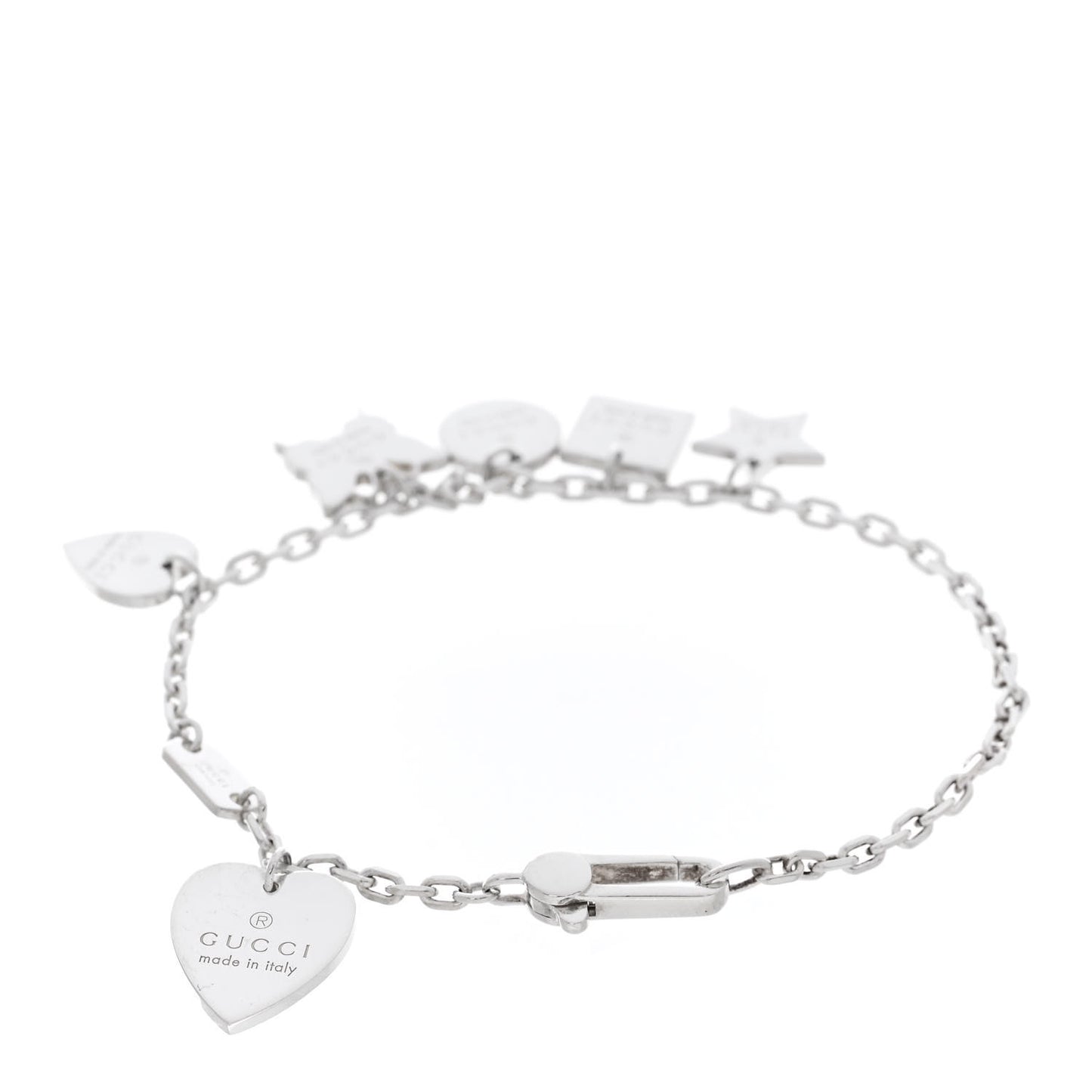 Sterling Silver Trademark Charm Bracelet