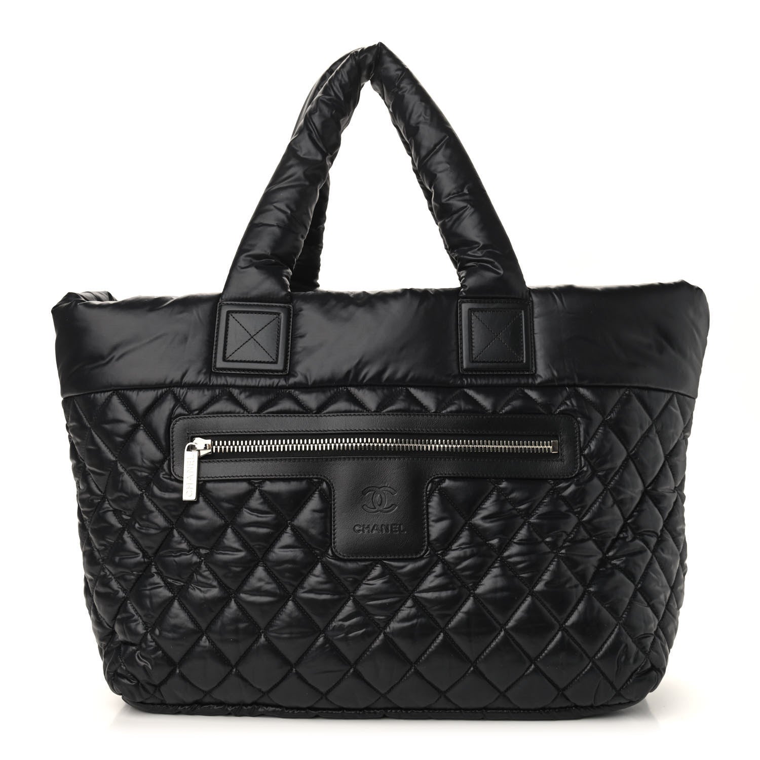 Chanel Nylon Quilted Large Coco Cocoon Tote Black 1 of 9