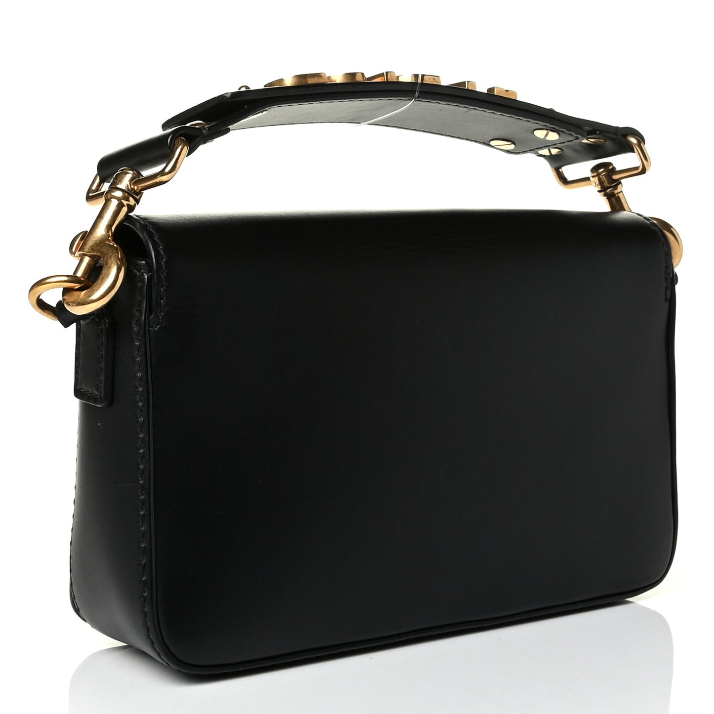 Calfskin J'Adior Flap Bag Black
