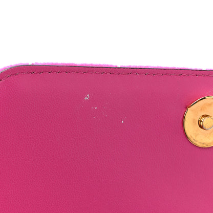 Versace Velvet Quilted Medusa Chain Crossbody Pink 10 of 11