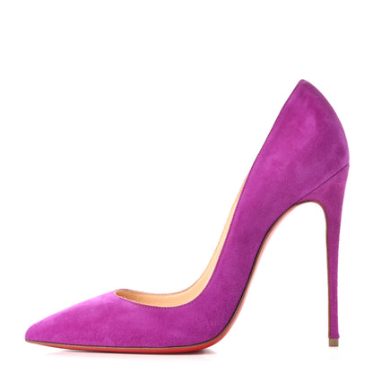 Christian Louboutin Veau Velours So Kate 120 Pumps 35.5 Bougainvillier 1 of 8