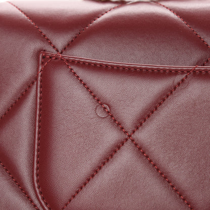 Chanel Lambskin Quilted Medium Trendy CC Flap Dual Handle Bag Burgundy 11 of 12